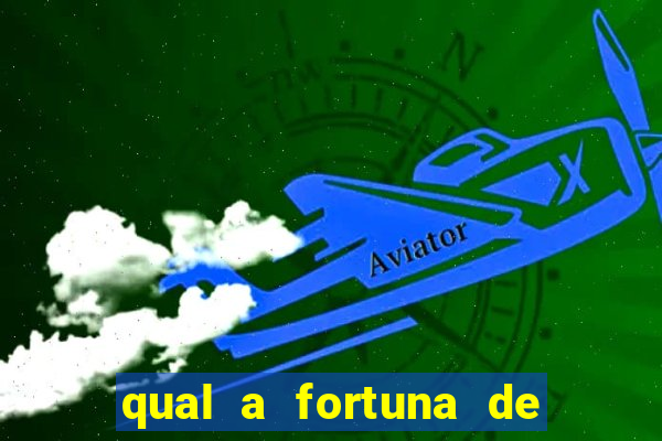 qual a fortuna de raiam santos